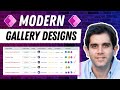 Power apps modern gallery design  stepbystep tutorial