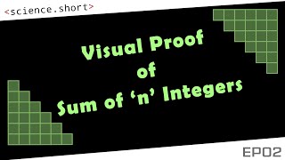 Visual Proof Of Sum Of N Integers  Scienceshort  Ep02
