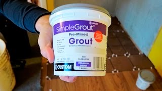 How to Apply Grout - Pre-Mixed SimpleGrout Basic Masonry Tutorial