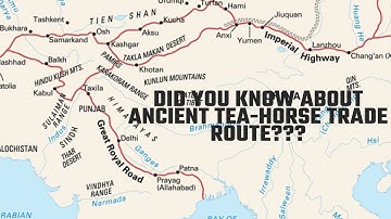 The TEA-HORSE TRADE ROAD-Ancient history of ASIA!!! #tibet #tea #horse  #china #trade