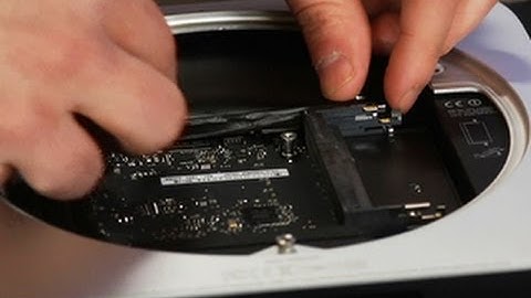 CNET How To - Replace the hard drive and RAM in the aluminum Mac Mini