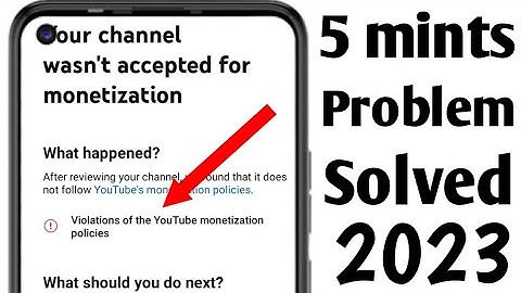 violations of the youtube monetization policies problem | your channel wasn
