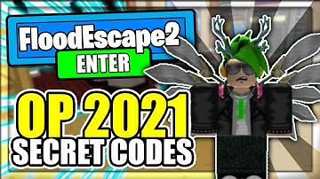 (2021) ALL *NEW* SECRET OP CODES! Flood Escape 2 Roblox