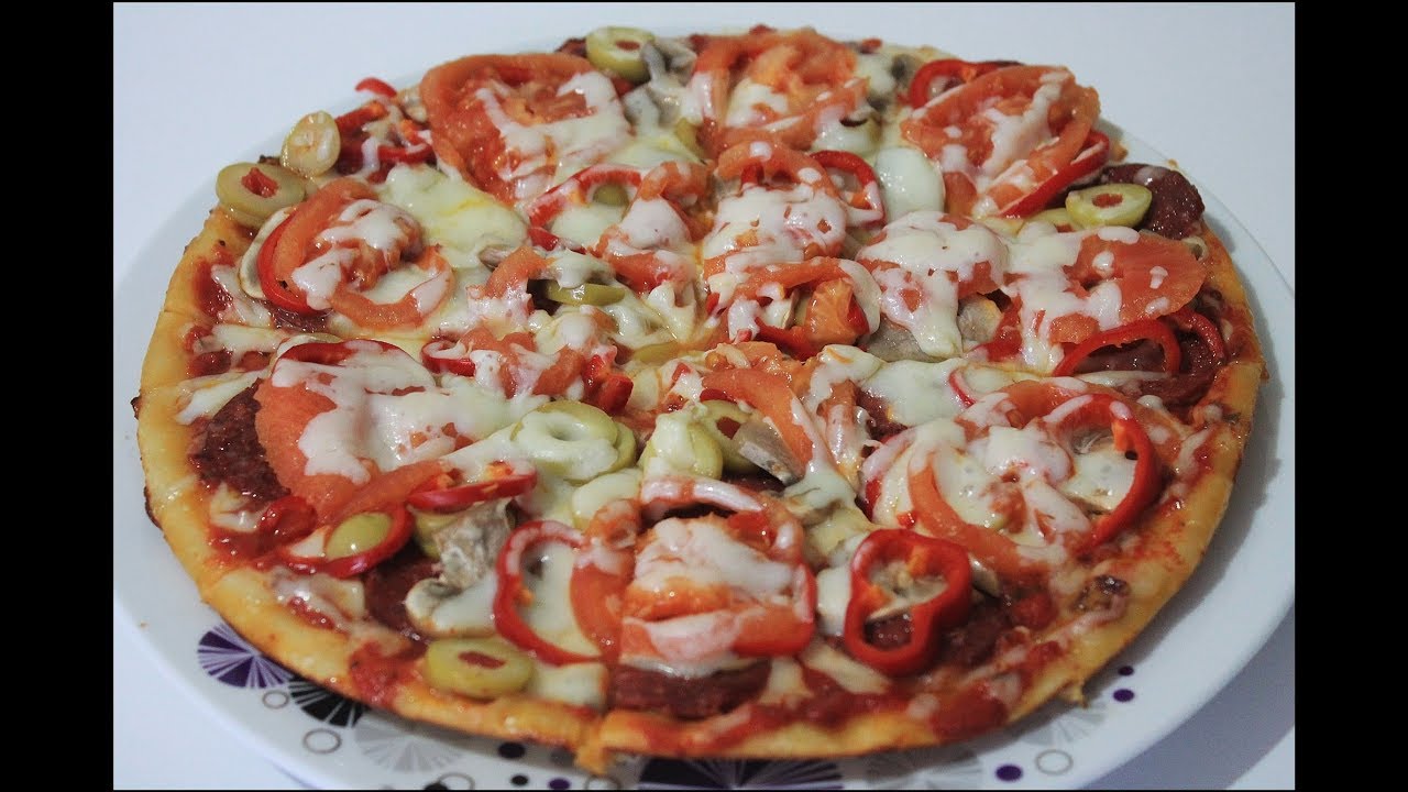 Bol Malzemeli 10 Dakikada Nefis TAVADA PİZZA Tarifi ღ YouTube