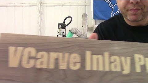 CNC Inlay with VCarve and Laguna IQ