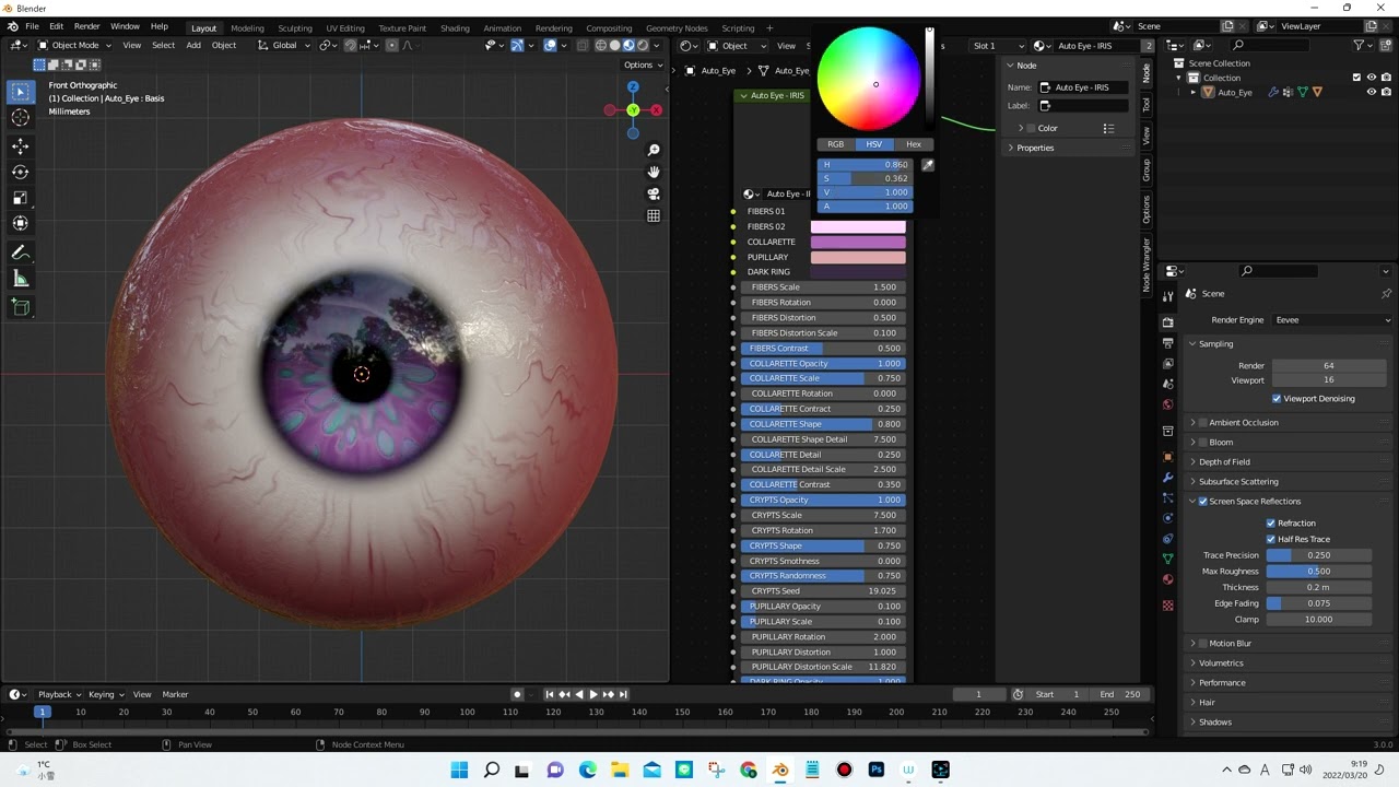 【blender add on】AUTO EYE YouTube