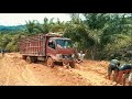 10 Amazing Dangerous Idiots Dump Trucks Operator Skill - Fastest Heavy Equipment # 36