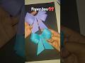 DIY paper bow 🎀 super easy &amp; aesthetic in seconds 😍 #shorts #viral #craft #diy #diyideas