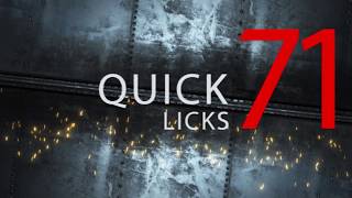 Quick Licks #71 - Open String Licks On Two Strings