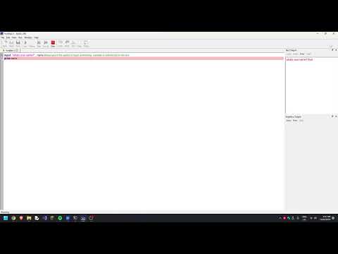 How to make a name input in Basic256