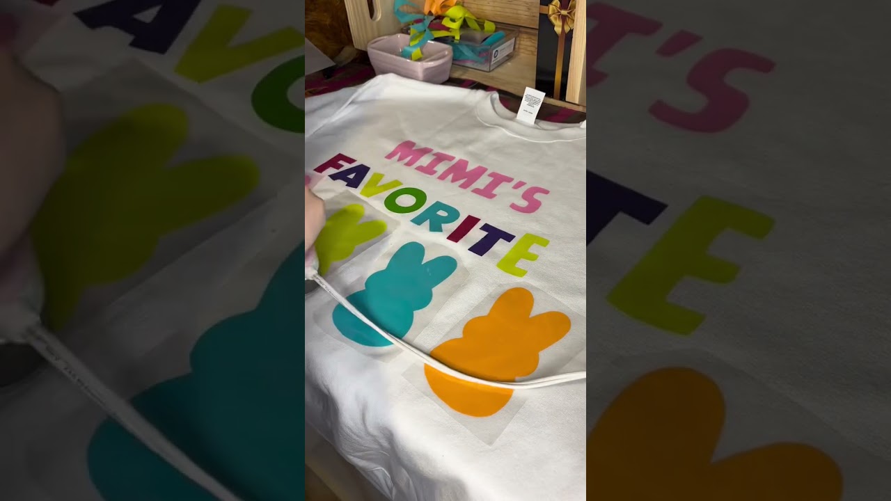 Let’s make a shirt using iron on vinyl, cricut design space and our hand held press