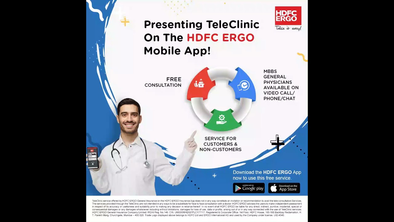 HDFC ERGO Free TeleClinic Service
