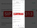 एक दिन में SIP का नुकसान 📉 4313