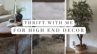 Thrift with Me for High End Home Decor | Goodwill Thrift & DIY Decorating