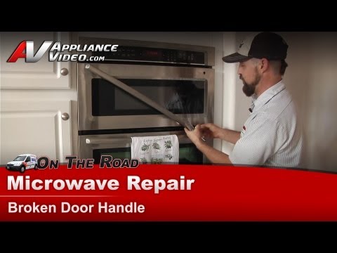 Whirlpool Microwave Repair - Broken Door Handle - MMW9730A500