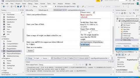 ASP.NET Validation - RegularExpressionValidator