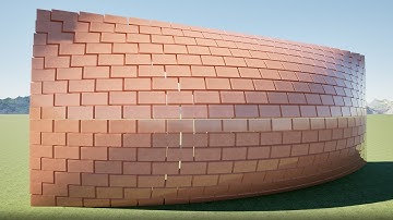 [Grasshopper]Parametric Bricks on a curved surface[Lunch box plugin must be installed. ]