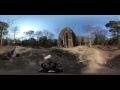 &quot;Sambuor Prei Kuk&quot; ruins in Cambodia by THETA sphere video カンボジアの『サンボー・プレイ・クック遺跡』を全天球ビデオ by THETA-S