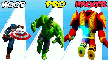 NOOB vs PRO vs HACKER in Heroic Run: Change or Lose