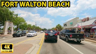 Fort Walton Beach Florida Driving Through