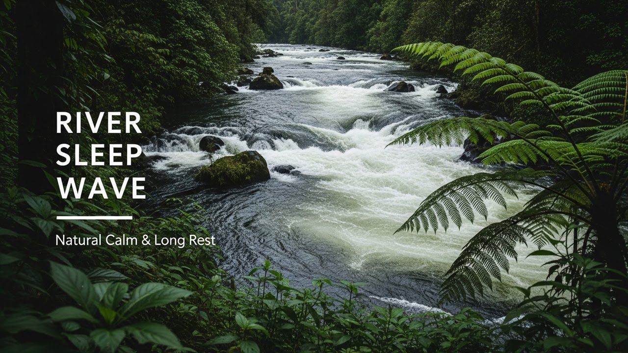 Gentle Forest Ambience with Flowing Water Sounds for Study Meditation Inner Peace and Stress Relief