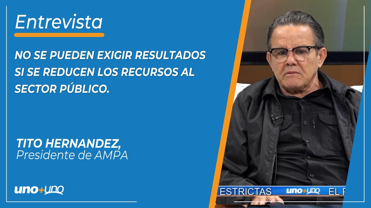 No se pueden exigir resultados si se reducen los recursos al sector público.