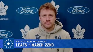 Maple Leafs Practice - March 22, 2021