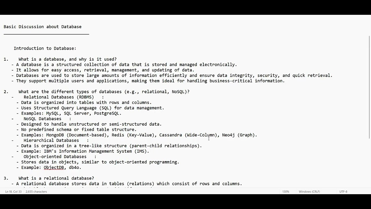 Database vs. Tables: Understanding RDBMS Concepts - YouTube