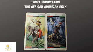 Learn Tarot Combinations// Knight of Pentacles + 10 of Wands // African American Tarot Deck screenshot 3