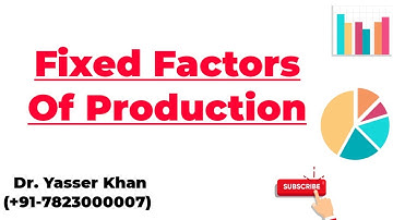 Fixed Factors Of Production | Fixed Factors | Production Function | Economics | Microeconomics