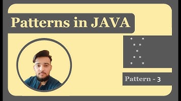 Java Star pattern program - 3