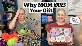 Stop Crocheting These for Mother’s Day (Gifts Moms Don’t Want) #crochet #mothersday