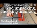 BOSCH GTS 10 XC SETUP – SEE ALL the DETAILS to watch out for.