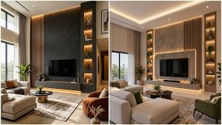Living Room False Wall & Niche Design Ideas for Modern Family Homes screenshot 2