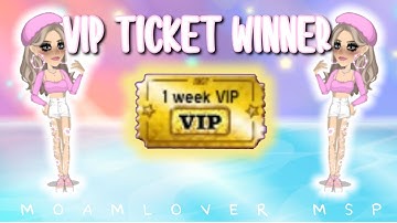 VIP TICKET GIVEAWAY - WINNER ANNOUNCED || Moamlover MSP