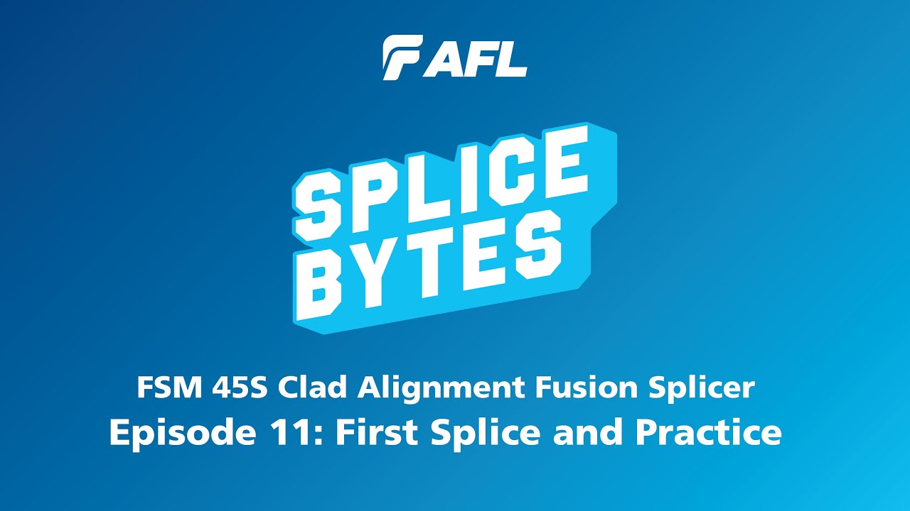 FSM 45S Clad Alignment Fusion Splicer: Episode 11 | First Splice and Practice