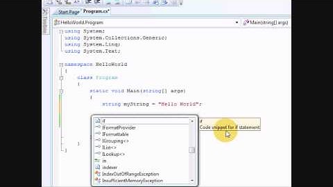 C# Programming Video Tutorial Lesson 02: Learning About Types
