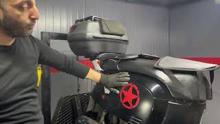 Sym Fi̇ddle 3 Eksperti̇z Yapimi İz Moto Eksperti̇z