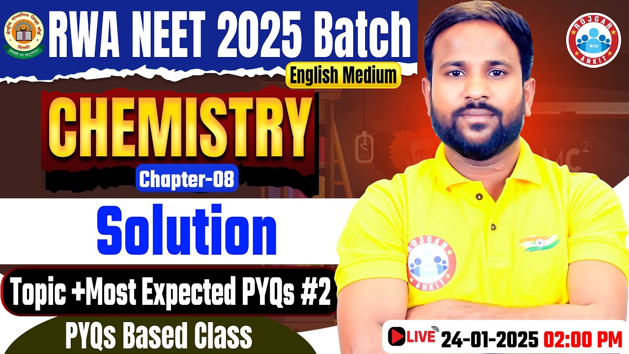 NEET Chemistry Chapter 8 Solution 2 Chemistry PYQs For NEET 2025 By Neet chemistry chapter 8 solution 2 chemistry pyqs for neet 2025 by
