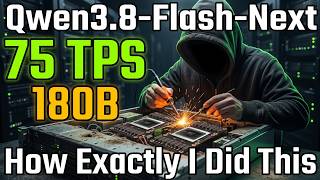 Qwen3.8-Flash-Next @ 75 TPS (4xV100) How Exactly I Did It