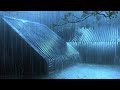 The Deepest Healing Sleep in Only 3 Minutes with Heavy Rain &amp; Thunderstorm Sounds on a Tin Roof