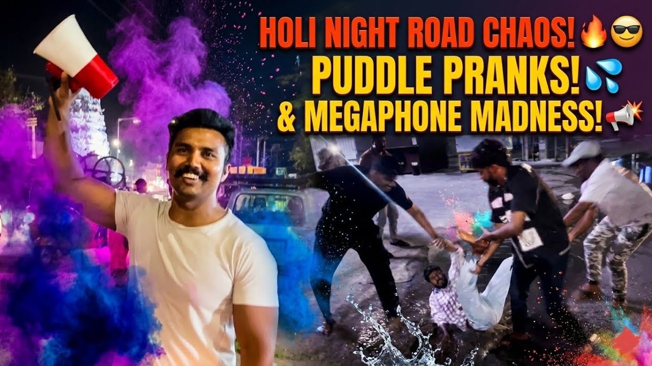 HOLI NIGHTS ON ROADS WITH FRIENDS | TELUGU…😅🤪PART ONE -1…