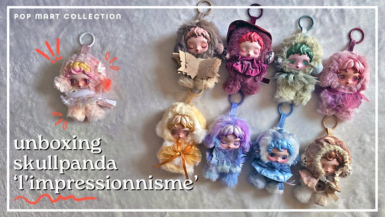 Unboxing POP MART Skullpanda 'L'impressionnisme' Series 🌸 I GOT