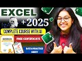 ZERO to HERO in Excel! 📈 Full Step-by-Step Course with AI
