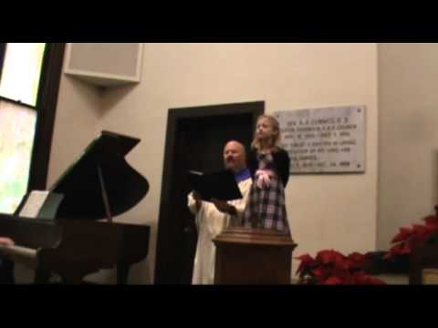 Margo and Dad at Church 12122010