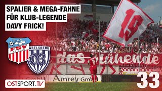 Spalier & MEGA-Fahne für Klub-Legende Davy Frick: FSV Zwickau - Babelsberg 03 | Regionalliga Nordost