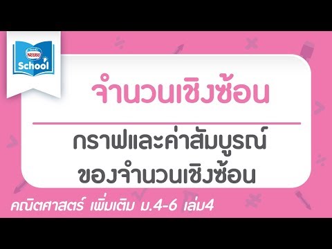 1.4 กราฟและค่าสัมบูรณ์ของจำนวนเชิงซ้อน