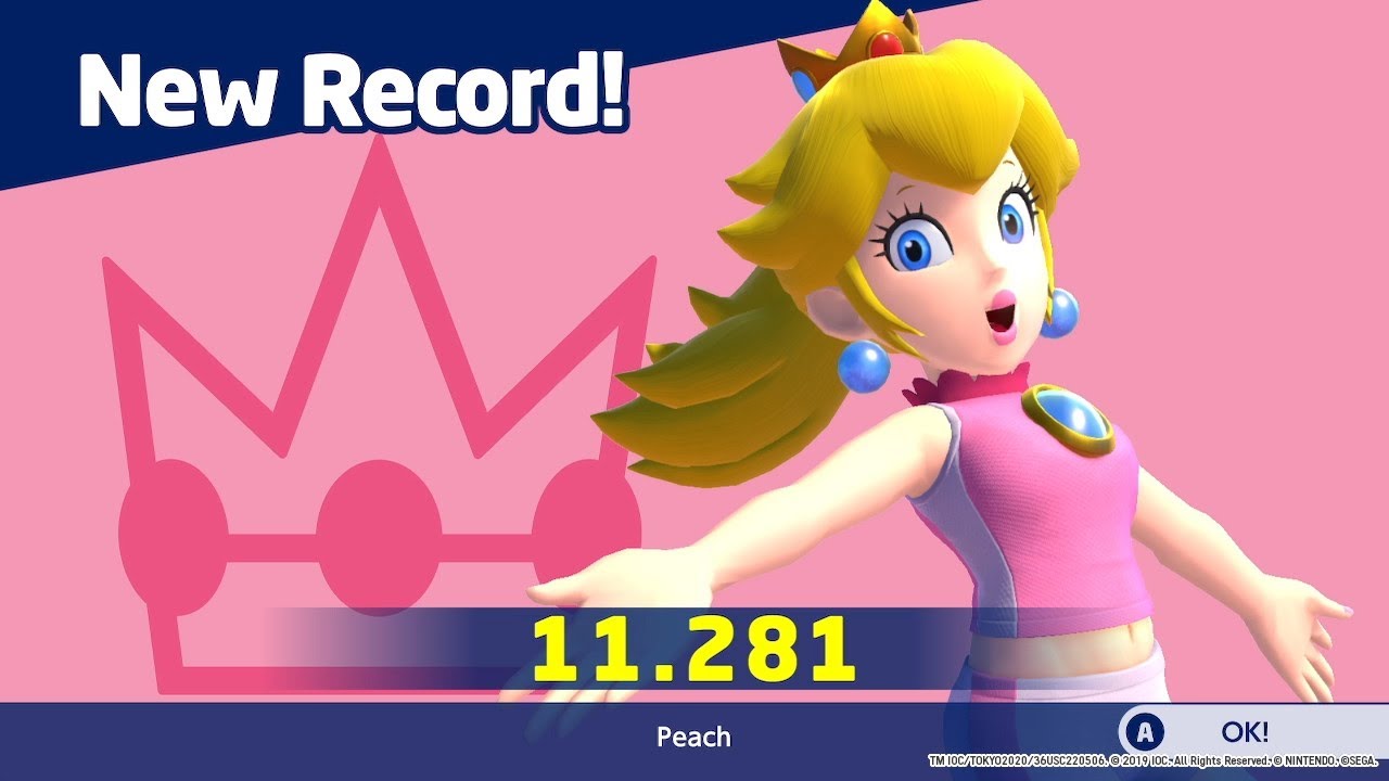 (Former WR) Mario & Sonic 2020: 110m Hurdles speedrun in 11.281