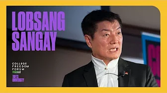 Lobsang Sangay || 2025 College Freedom Forum, Tufts University