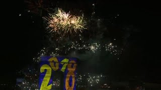 Paris Welcomes 2018 With Fireworks At The Champs-Elysees